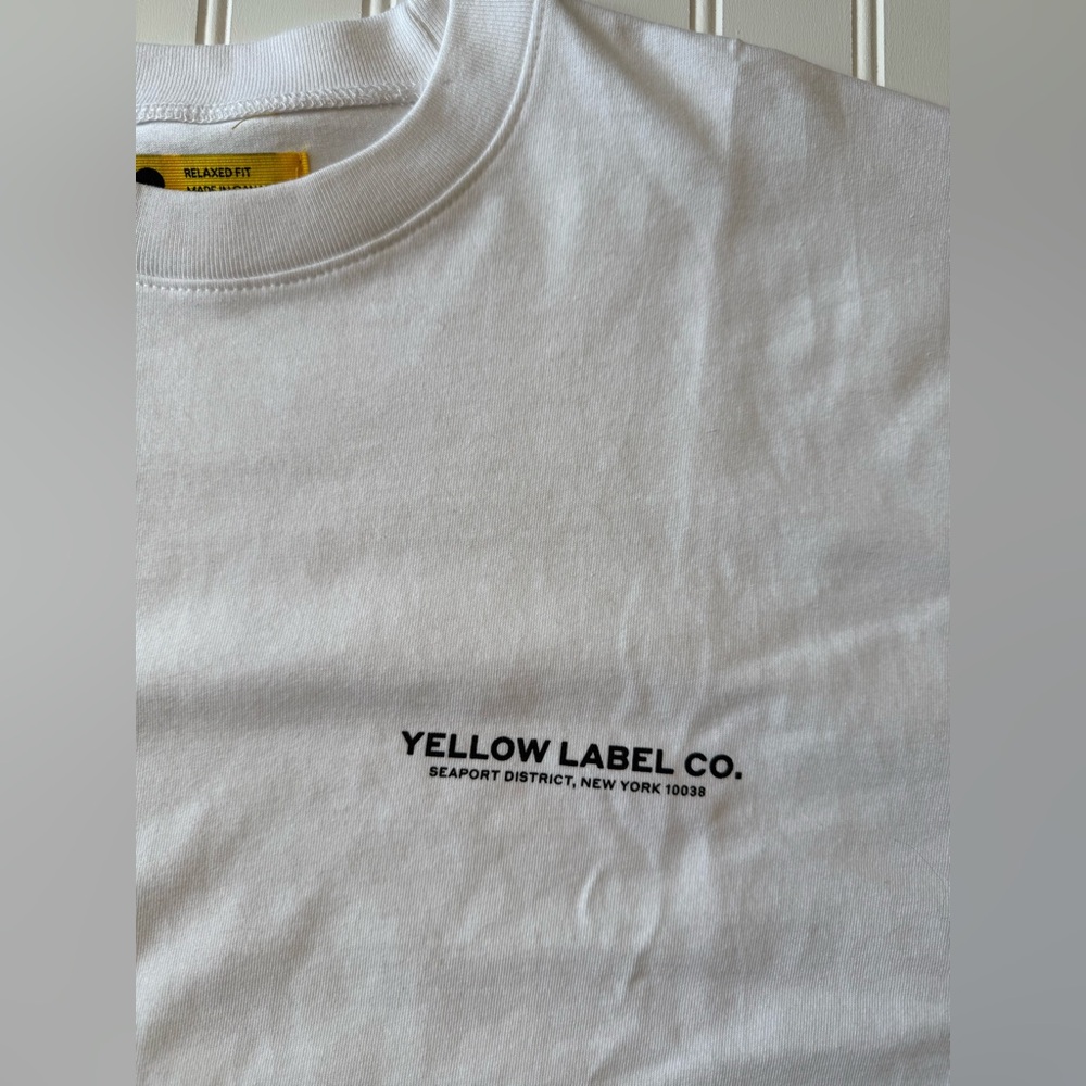 Yellow Label Co. Essentials T-Shirt - White - Size Large - Picture 2 of 8